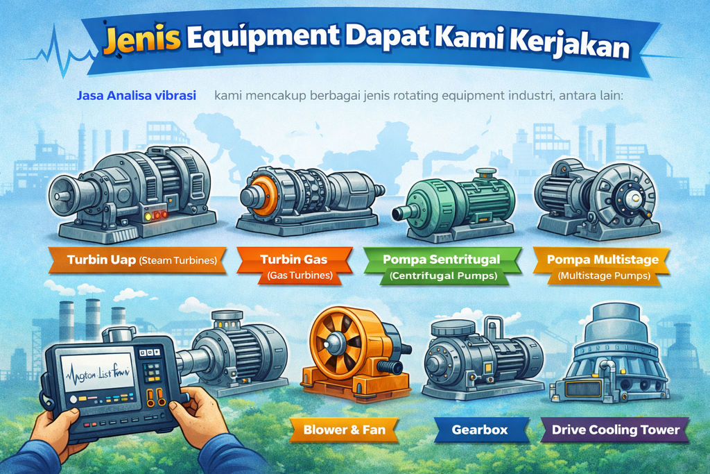 jenis equipment dapat kami kerjakan